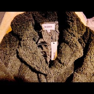 Bb Dakota teddy jacket in black